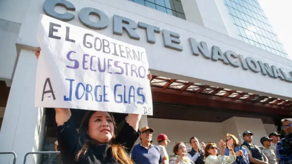 Defensa de exvicepresidente Glas apela al sistema interamericano de justicia