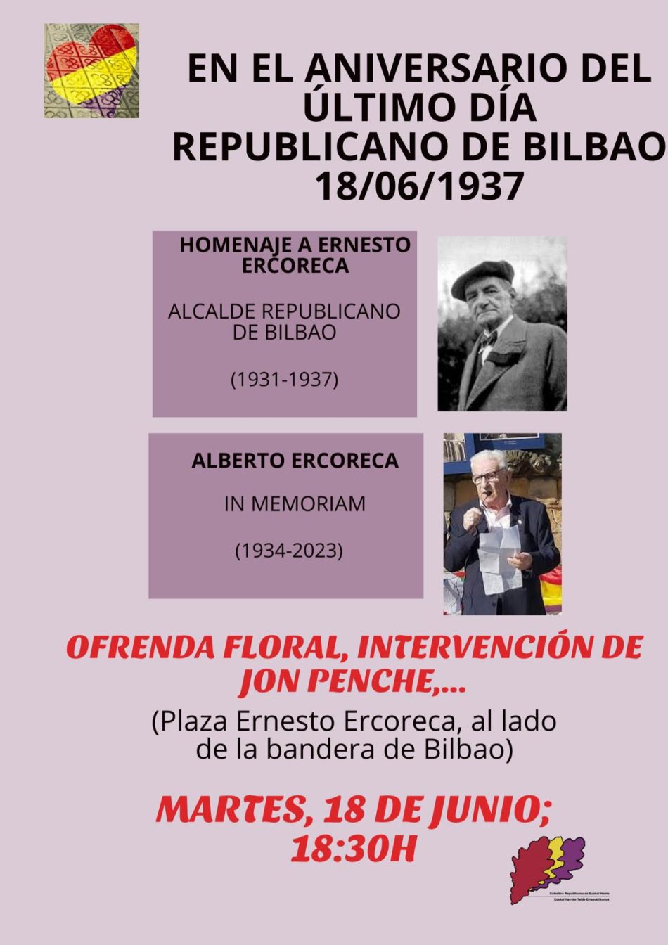 En el aniversario del último día republicano de Bilbao: 18/06/1937