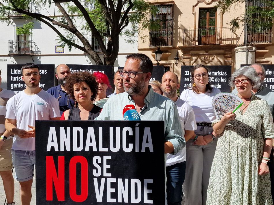 Adelante Andalucía lanza una campaña contra la turistificación y apuesta por un turismo de convivencia