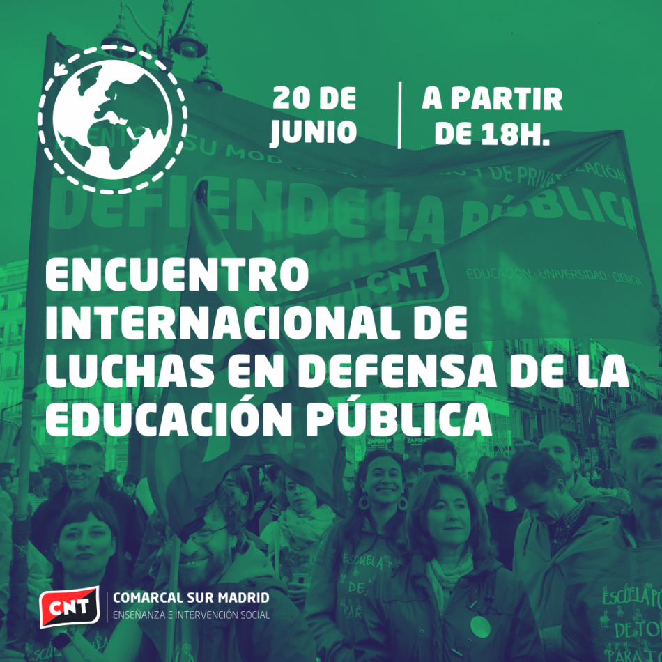 Encuentro Internacional de luchas en defensa de la Educación Pública: 20 de junio