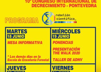 Congreso sobre Decrecimiento en Pontevedra del 18 al 21 de junio 