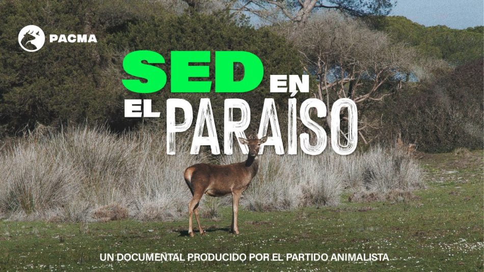 PACMA estrena «Sed en el Paraíso»: un documental sobre el expolio de agua en el Parque Nacional de Doñana