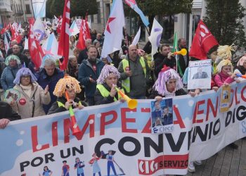 A xustiza anula os servizos mínimos impostos pola Xunta de Galiza na folga da limpeza de Lugo