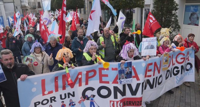 A xustiza anula os servizos mínimos impostos pola Xunta de Galiza na folga da limpeza de Lugo