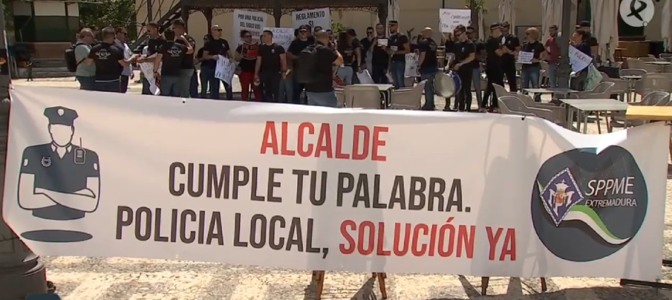 Una Extremadura digna pide al ayuntamiento de Villafranca de los Barros la solución del conflicto con la policía local