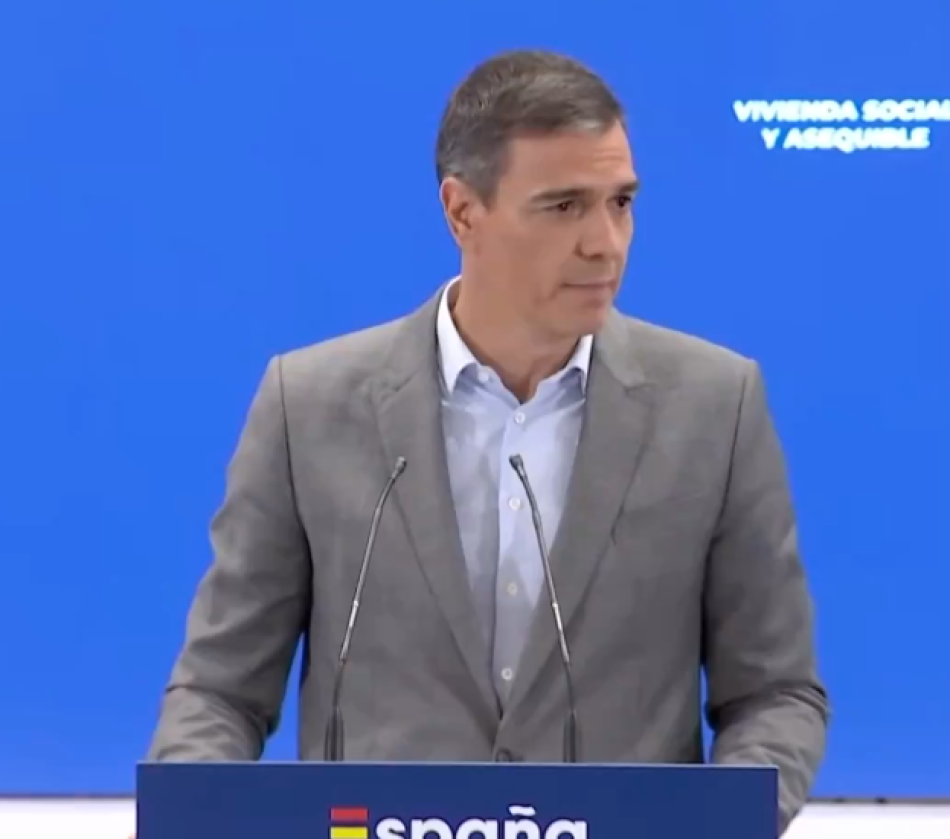 Sánchez anuncia 6.000 millones para vivienda de alquiler asequible y pide a CCAA que asuman responsabilidades