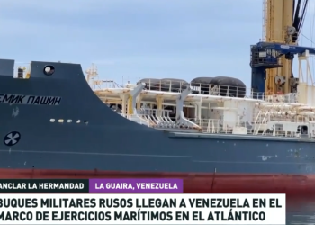 Buques militares rusos llegan a Venezuela
