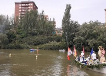 Ocho organizaciones ambientales de la provincia de Valladolid solicitan que la procesión fluvial de la Virgen del Carmen se haga sin explosiones pirotécnicas