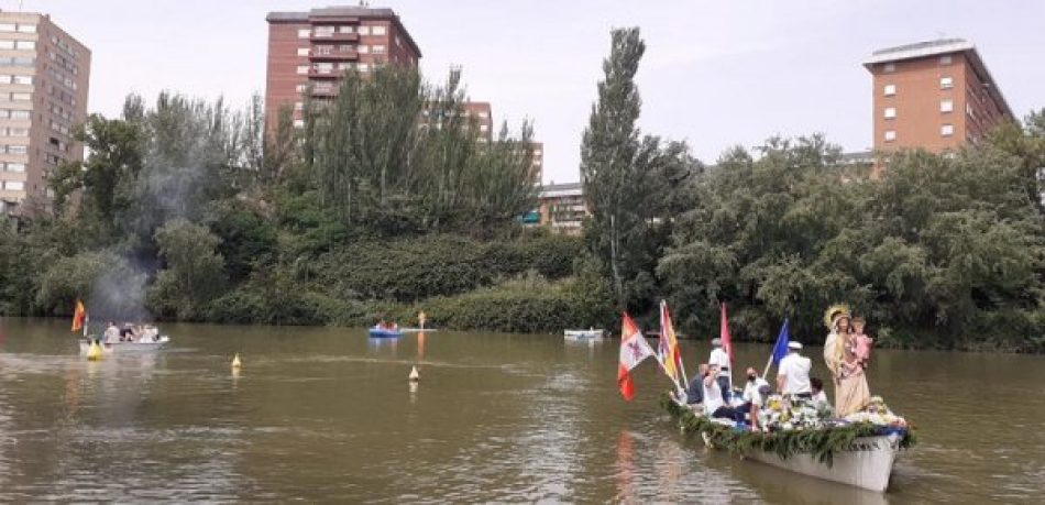 Ocho organizaciones ambientales de la provincia de Valladolid solicitan que la procesión fluvial de la Virgen del Carmen se haga sin explosiones pirotécnicas