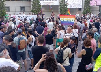Getafe celebra una concentración en repulsa a las agresiones durante la celebración del Orgullo