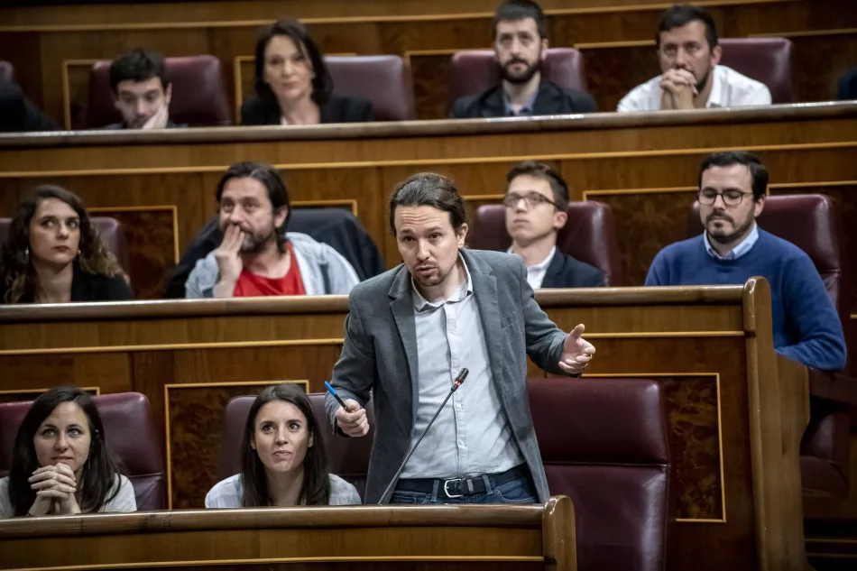 Alianza Verde exige que se depuren responsabilidades por el espionaje diputados de Podemos y sus confluencias por parte del gobierno de Mariano Rajoy