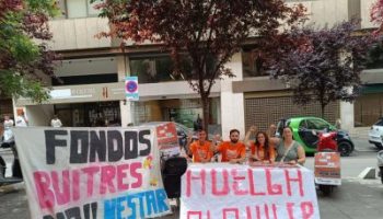 Novecientas inquilinas se declaran en “huelga de alquileres” contra las cláusulas abusivas del fondo buitre Nestar-Azora