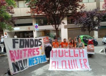 Novecientas inquilinas se declaran en “huelga de alquileres” contra las cláusulas abusivas del fondo buitre Nestar-Azora