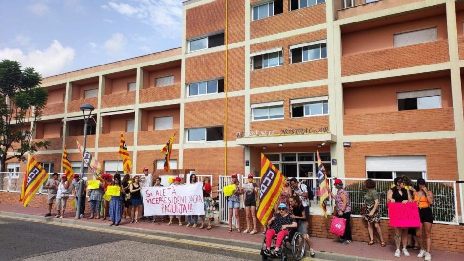 Els treballadors de la Residència Sophos Els Pallaresos continuen sense cobrar el salari i denuncien greus mancances laborals