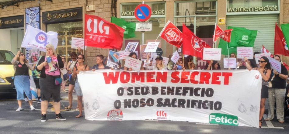 A folga das traballadoras de Women’Secret continúa ante o total desprezo e abandono de Cortefiel