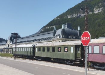 Reclaman al Gobierno de Aragón la instalación de una exposición permanente que relate la colaboración entre el franquismo y el nazismo en la Estación de Canfranc