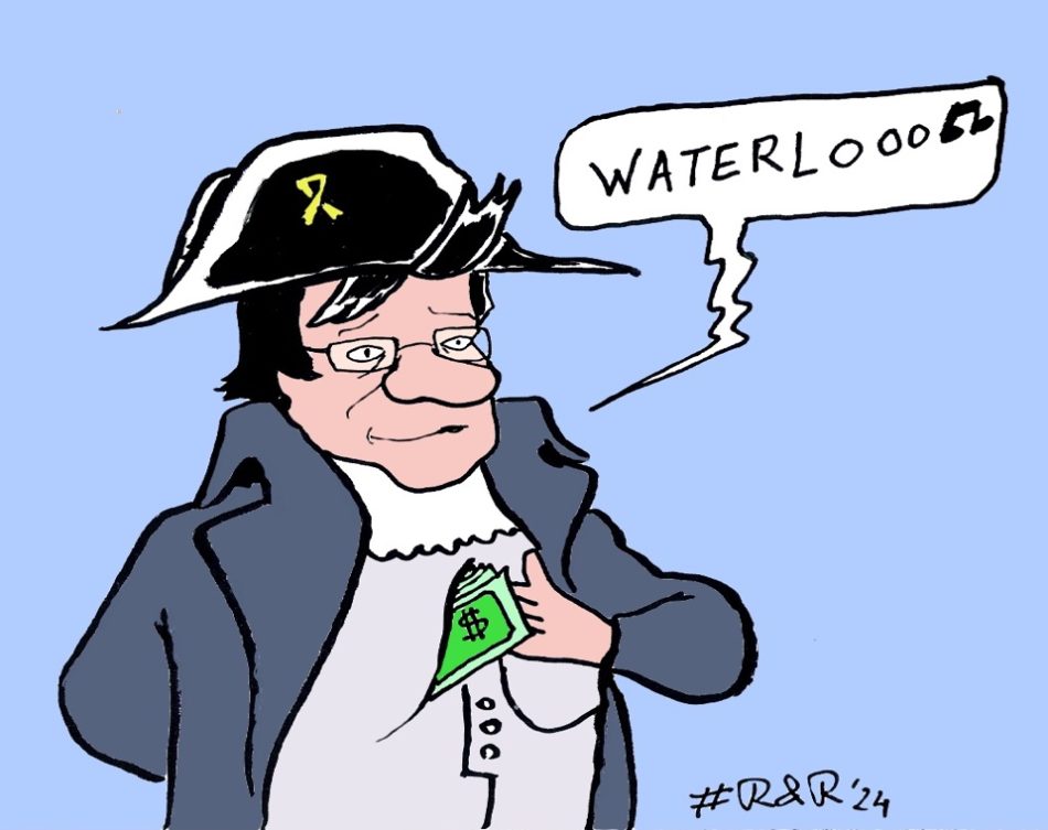 Puigdemont en Waterloo.