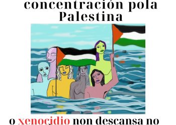 BDS Coruña segue a denunciar o xenocidio palestino e a reclamar o boicot e a fin das relacións con Israel