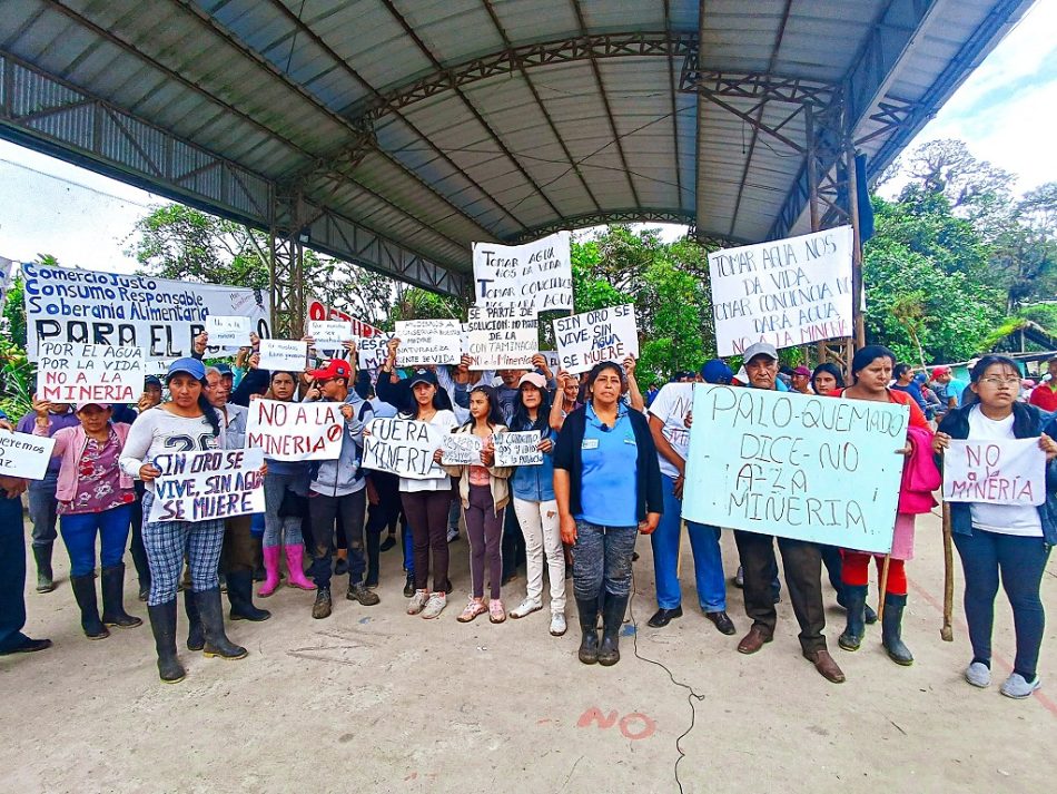 Comunidades indígenas de Ecuador protestan contra una sentencia a favor de la minería