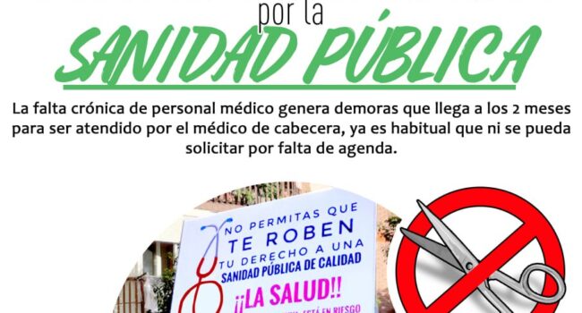 Nueva protesta en Carabanchel en defensa de la Sanidad Pública