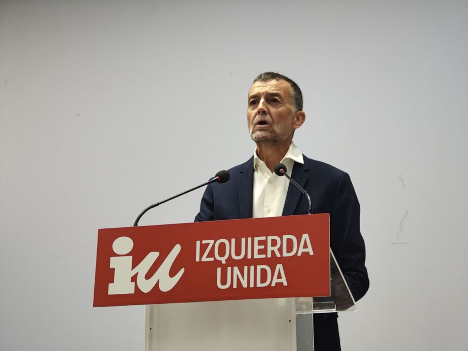 Izquierda Unida ultima el documento base de su ‘Convocatoria por la democracia’ de este otoño para que sirva de “reflexión, análisis e interpelación social” frente al autoritarismo