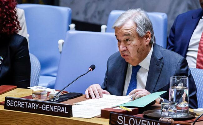 Antonio Guterres: «El fin del conflicto en Gaza es clave para Medio Oriente»