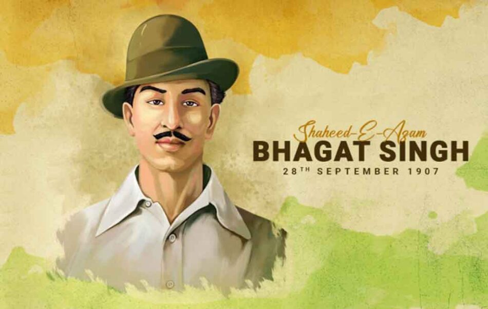 Homenaje en India Bhagat Singh jóven mártir revolucionario