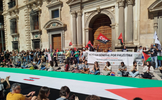 CGT valora positivamente el resultado de la convocatoria de huelga general en solidaridad con Palestina