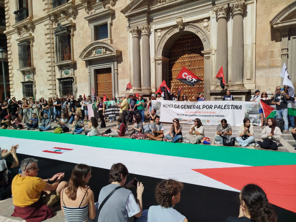 CGT valora positivamente el resultado de la convocatoria de huelga general en solidaridad con Palestina