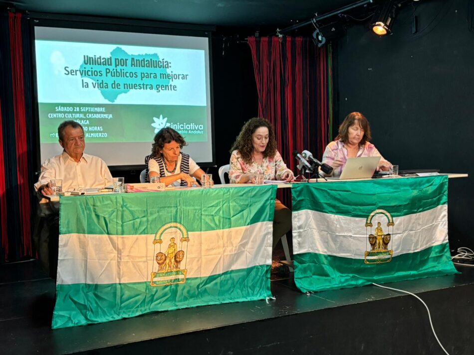 La unidad por Andalucía, Iniciativa del Pueblo Andaluz organiza el encuentro por los servicios sociales en Málaga