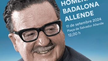 Salvador Allende será homenajeado en Badalona el próximo 11 de septiembre