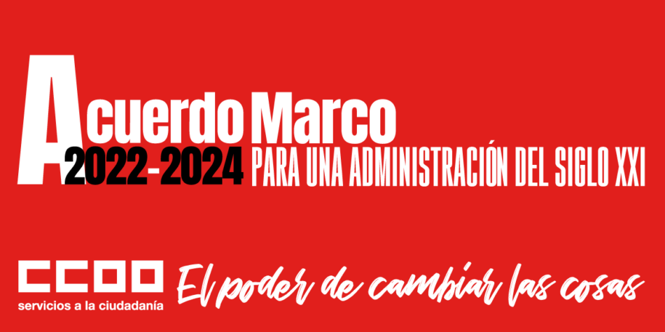 CCOO celebra la nueva subida salarial del 0,5% adicional en cumplimiento del Acuerdo Marco para una Administración Pública del siglo XXI