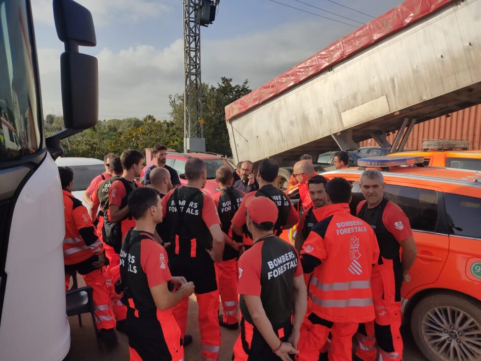 La Coordinadora de Bomberos Forestales de CGT ante las inundaciones en el País Valenciano y Castilla la Mancha