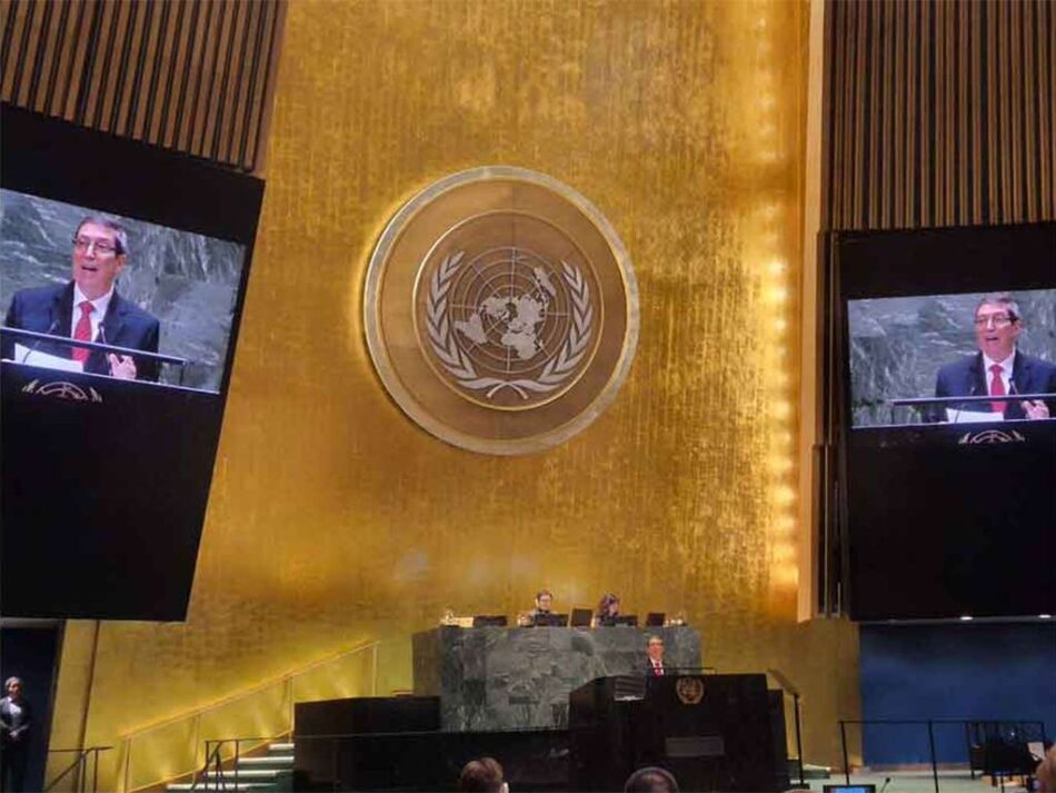 Asamblea General de ONU, otra vez tribuna contra bloqueo a Cuba