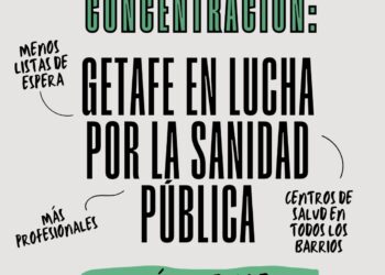 Getafe se concentrará por la Sanidad Pública el 6 de noviembre