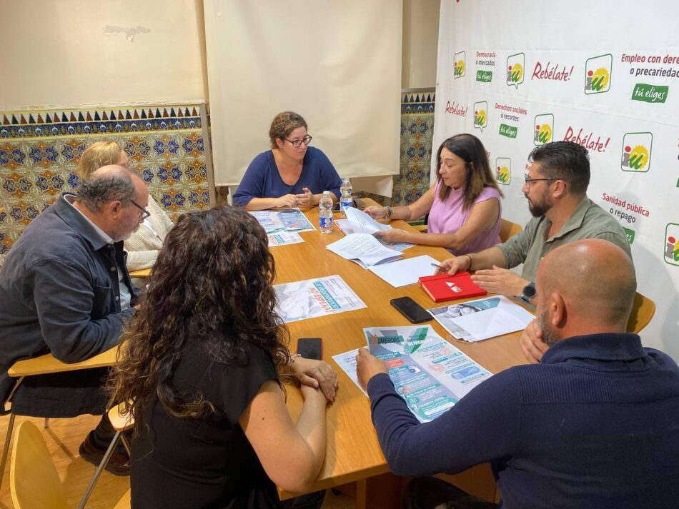 IU Jerez secunda la movilización de CCOO en Cádiz por la Ley de Dependencia el 26 de octubre