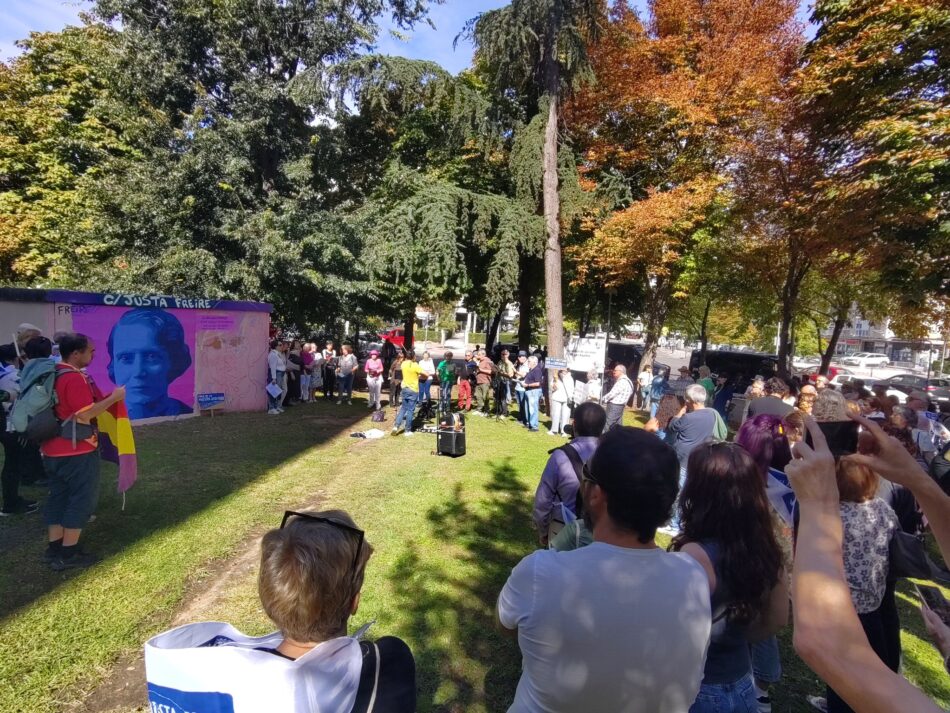 La vecindad de Aluche reclama devolver su calle a Justa Freire y retirar el nombre de Millán Astray