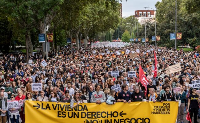 «¡Se ha acabado! Manifestación el 23 de noviembre para dejar claro que si no bajan los precios, vamos hacia la huelga de alquileres»