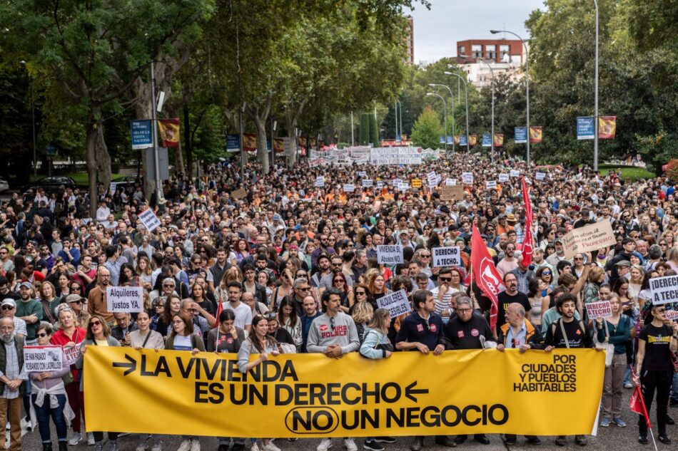 «¡Se ha acabado! Manifestación el 23 de noviembre para dejar claro que si no bajan los precios, vamos hacia la huelga de alquileres»