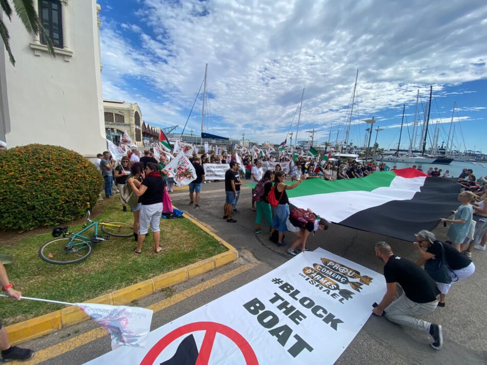 CGT denuncia la llegada al Puerto de València de un barco presuntamente cargado de armamento en dirección a Israel