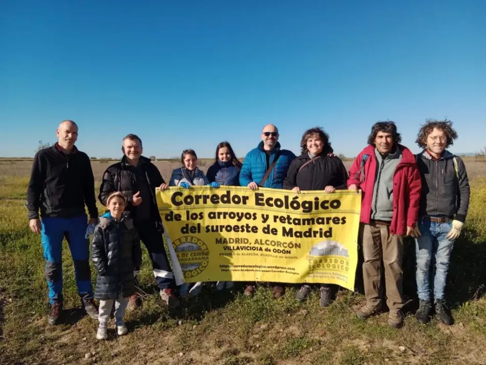 Tres columnas marcharán por el Corredor Ecológico del Suroeste en defensa del territorio frente a los grandes desarrollos urbanísticos