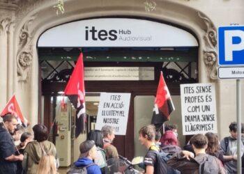 Vaga indefinida al centre d’FP ITES de Barcelona