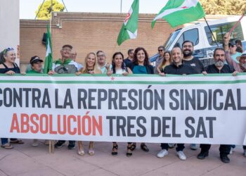 CGT celebra la absolución de las tres sindicalistas del SAT de Granada