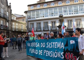 Pensionistas e xubiladas da CIG mobilízanse nas sete cidades galegas para exixir que a contía mínima das pensións sexa igual ao SMI