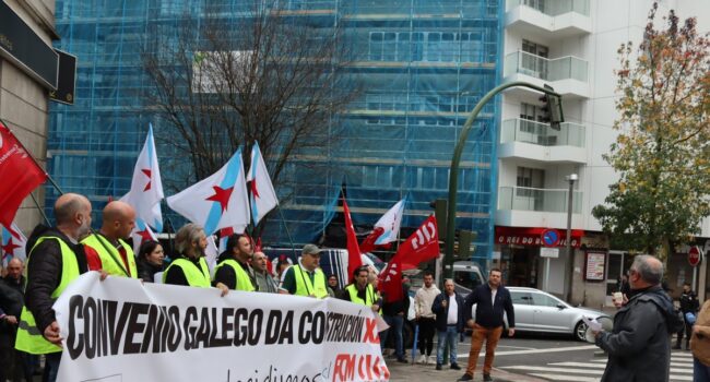 A CIG Construción e Madeira exixe á patronal galega do sector negociar os “convenios aquí e non en Madrid”