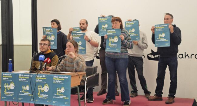 El PCE-EPK llama a manifestarse este jueves en las calles de Pamplona por el derecho a una vivienda digna y accesible