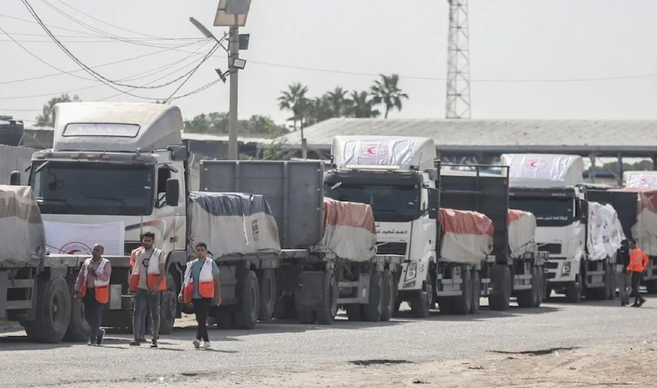 Casi 100 camiones de ayuda humanitaria a Gaza fueron saqueados