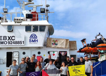 El barco Aita Mari zarpa en su 14ª misión de asistencia humanitaria