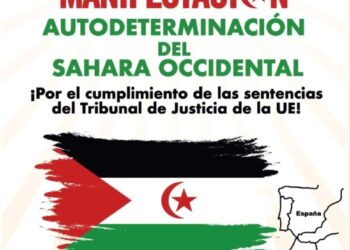 Manifestación por la autodeterminación del Sáhara Occidental, el 16 de noviembre en Madrid