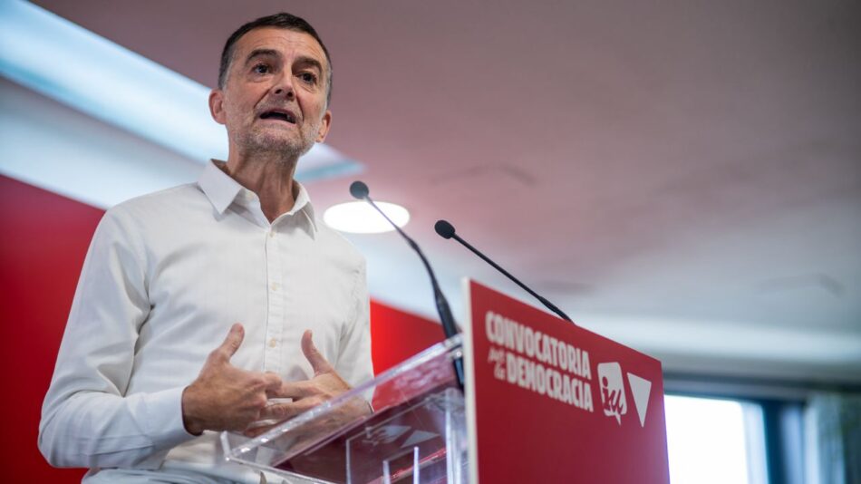 Maíllo pide combatir a la derecha y extrema derecha “con conciencia colectiva y más democracia”